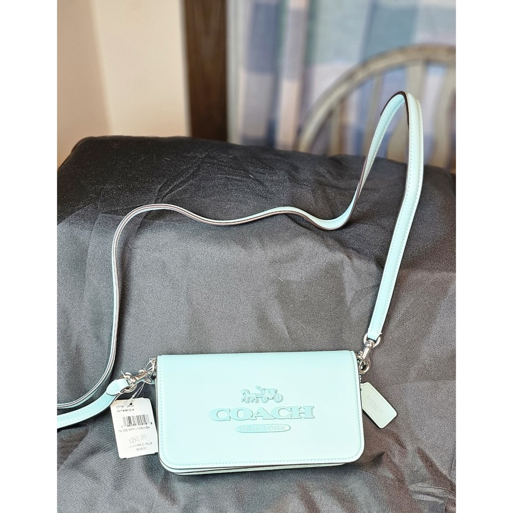 Coach Shoulder Bag Crossbody 2Way Ct778 Luxury Leather 0.41 Pound